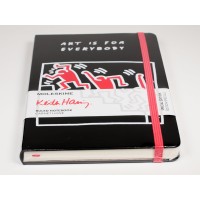Moleskine Limited Edition Keith Haring, Notebook, Large, Ruled, Black (5 X 8.25)