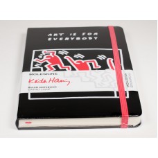 Moleskine Limited Edition Keith Haring, Notebook, Large, Ruled, Black (5 X 8.25)